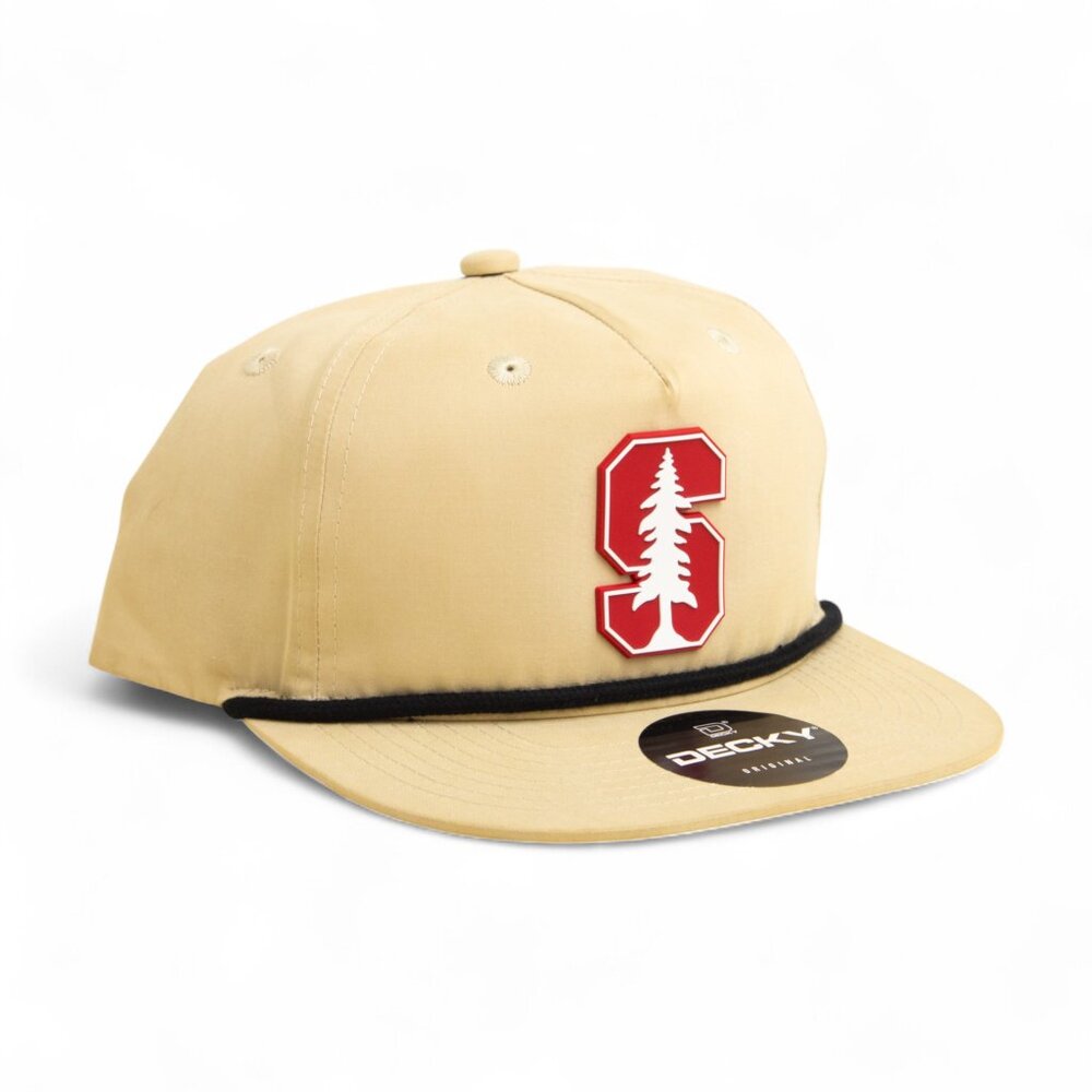 Stanford Cardinal 3D Classic Rope Hat- Birch/ Black